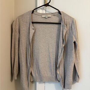 LOFT Light Gray Women's Cardigan